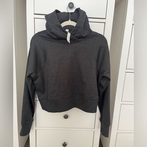 Lululemon Loungeful Hoodie - Size 6. Black sparkle. NWOT